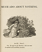 Much ado about nothing. Act III,scene I