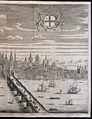 Panorama of London,18th century