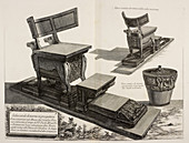 Illustration of antique furniture