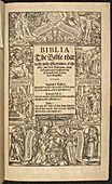 Title page of 'Coverdale's Bible'