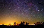 Night sky over Tucson,Arizona,USA