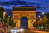 The Arc de Triomphe,Paris,France