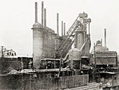Blast furnaces,Cleveland,1905