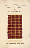 A woven piece of woollen cloth