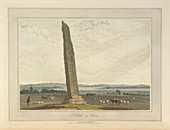 A huge standing stone at Forres