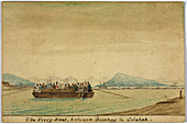 The ferry between Bombay and Colabah