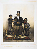 A Prince of Java,with two other people