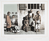 A group of Javanese children