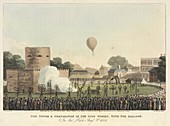 James Sadler making a balloon ascent