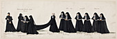 Funeral processions,16th century