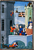 King Richard II as a prisoner
