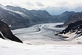 Great Aletsch Glacier,Swiss Alps