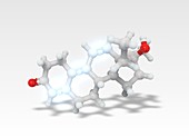 THG anabolic steroid molecule