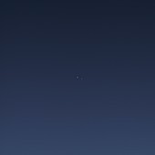 Earth and Moon from Saturn,Cassini image