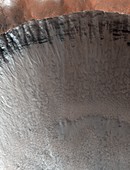 Impact crater on Mars