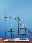 Fractional distillation of crude oil