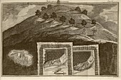 Scythian burial mounds,1773
