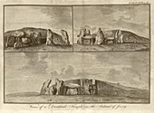 Megalithic monument,Jersey,1787