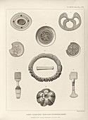 Anglo-Saxon artefacts,1863