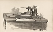 Combined printer-telegraph,1860