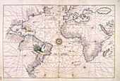 Chart of western hemisphere
