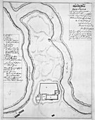 Ground plan of Doun Castle