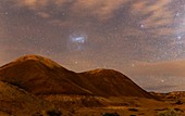 Large Magellanic Cloud over badlands