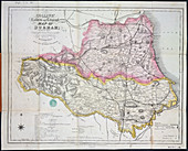 Railway map of Durham