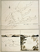 A plan of Dusky Bay in New Zealand