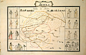 A watercolour map of The Souda