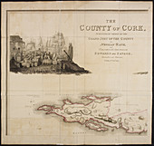 A map of the county of Cork