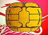 Credit card microchip