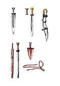 Iberian weapons,artwork