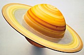 Model of Saturn,with rings