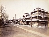 Street scene in Yokohama,Japan,1890s