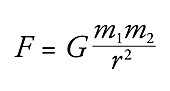 Newton's law of universal gravitation