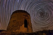 Star trails over Alborz mountains,Iran