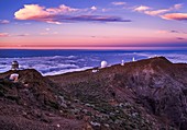 Telescopes on La Palma,Canary Islands