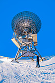 Radar dish,EISCAT,Svalbard,Norway