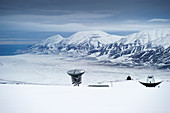 Radar dishes,EISCAT,Svalbard,Norway