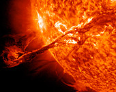 Solar flare,SDO ultraviolet image