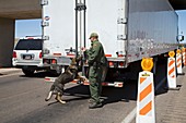 Border patrol checkpoint,Arizona,USA