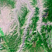 Hells Canyon,satellite image