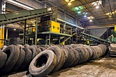 Tyre recycling facility