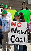 Protest against new coal power plants