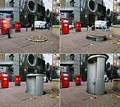 Telescopic street toilet,London,UK