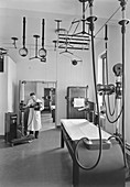 Fluoroscopy room in a US hospital 1941