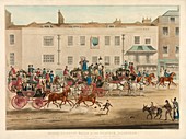 Mail coaches in England,19th Century