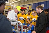 High school robotics competition,USA