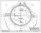 Plan of an Anasazi kiva